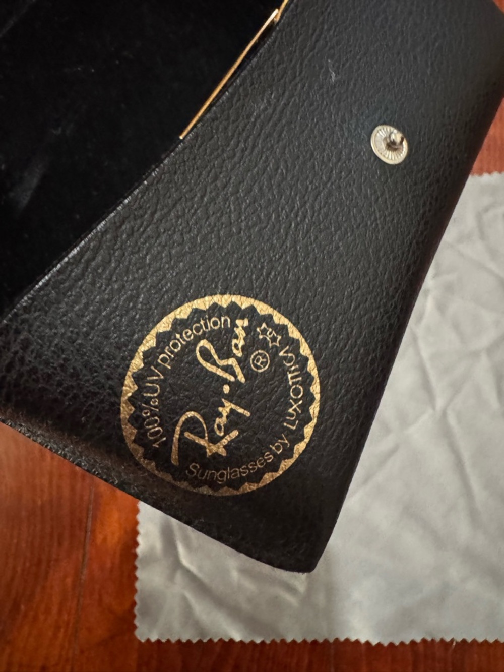 Ray-Ban Aviator Sunglasses - Gold Frame with Brown Lenses - Picture 6 of 12